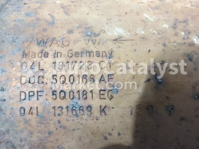 04L131723CT / 5Q0166AF / 5Q0181EC / 04L131669K (DPF) - Photo № 3 | AutoCatalyst Market